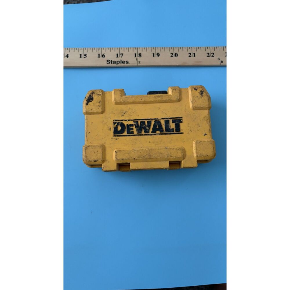 DeWalt driver set  in yellow hard case